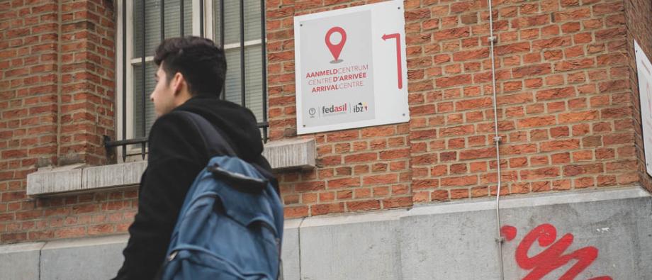 Fedasil centre d'arrivée