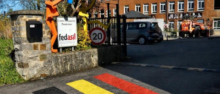 Le 21 juillet au centre Fedasil Pondrôme