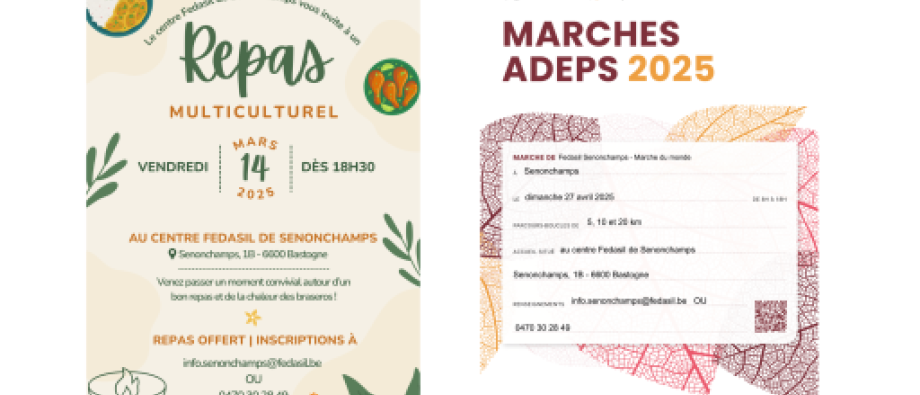 Repas multiculturel et petits feux - Marche ADEPS