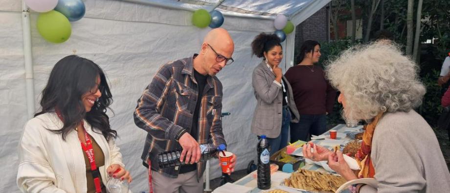 Première édition du goûter de printemps à Fedasil Auderghem !