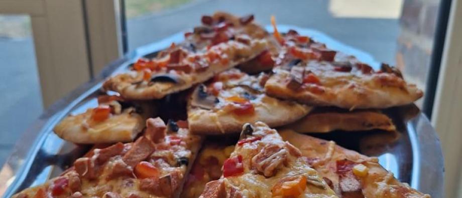Pizza's uit de kookworkshop