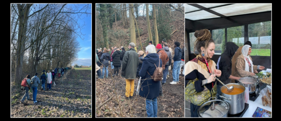 Winterwandeling Fedasil Dilbeek ism Natuurpunt Dilbeek