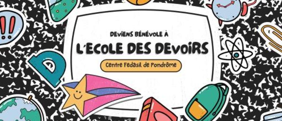 Aide aux devoirs Fedasil Pondrôme