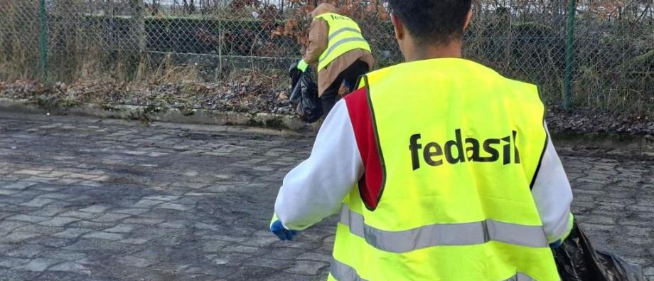 nettoyage de l'environnement direct du centre