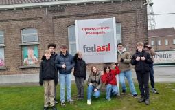Leerlingen op bezoek bij Fedasil Poelkapelle