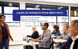 Cours de français à Fedasil Pondrôme Beauraing